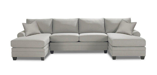 Carolina Sock Arm Double Chaise Sectional