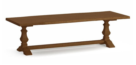 Harvest Oak Live Edge Dining Table