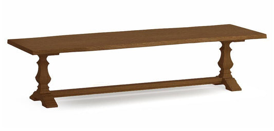 Harvest Oak Live Edge Dining Table