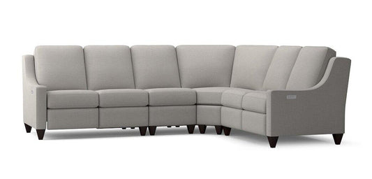 Motion Reclining Fabric L Sectional