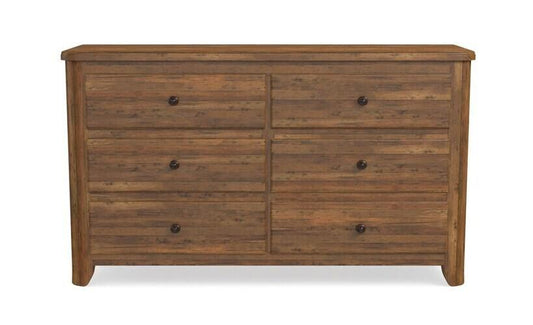 Heritage Maple 6 Drawer Dresser