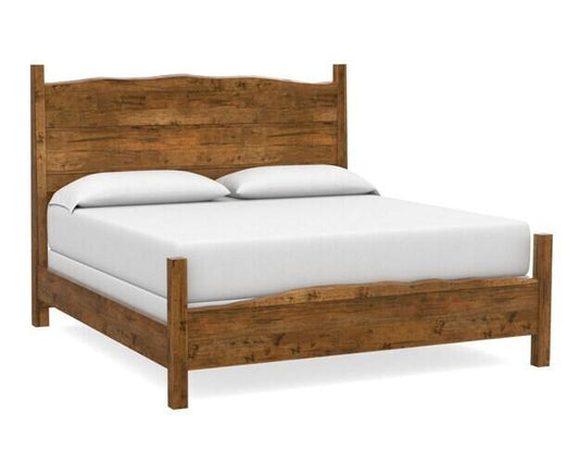 Heritage Maple King Live Edge Panel Bed