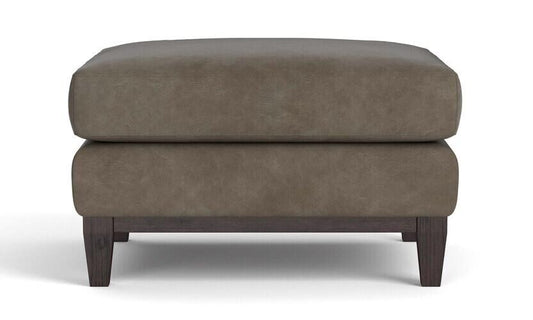 Sanford Leather Ottoman