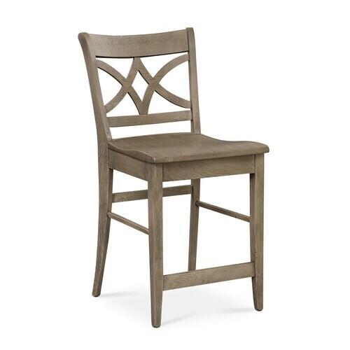 Merrill Oak Counter Stool