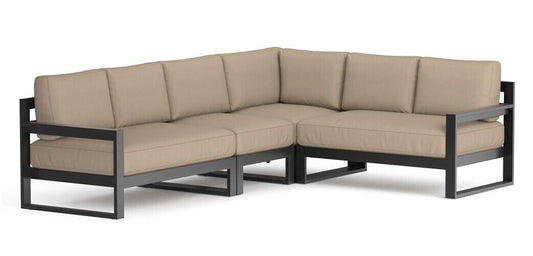 Bonavista 4 Pc Track Arm L-Sectional