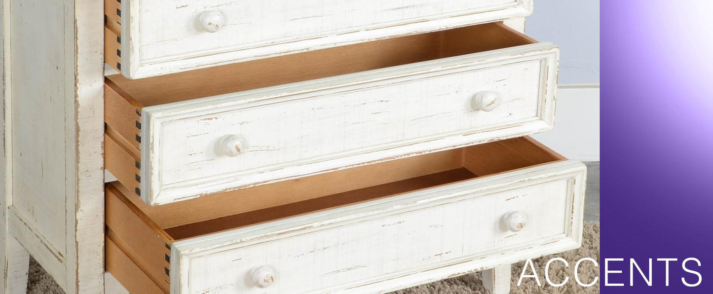 White Sand Side Table