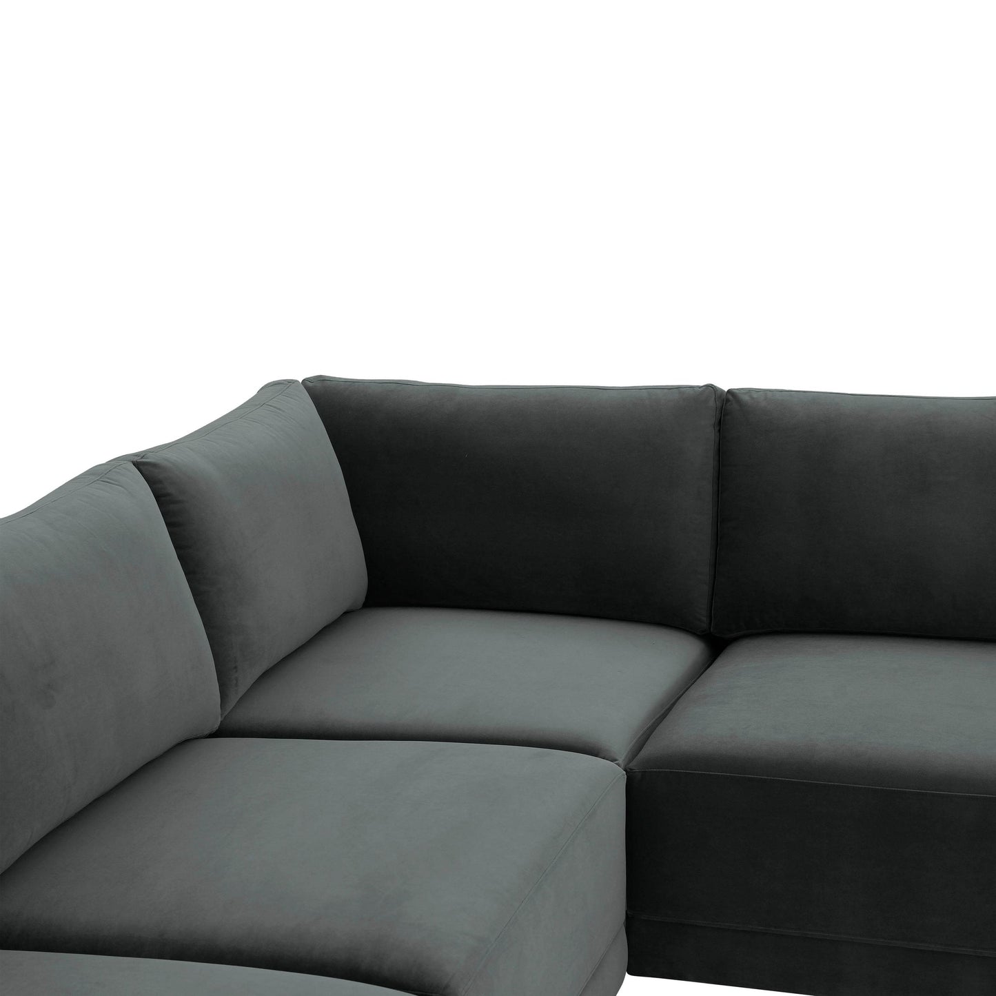 Willow Charcoal Modular 5 Piece L Sectional