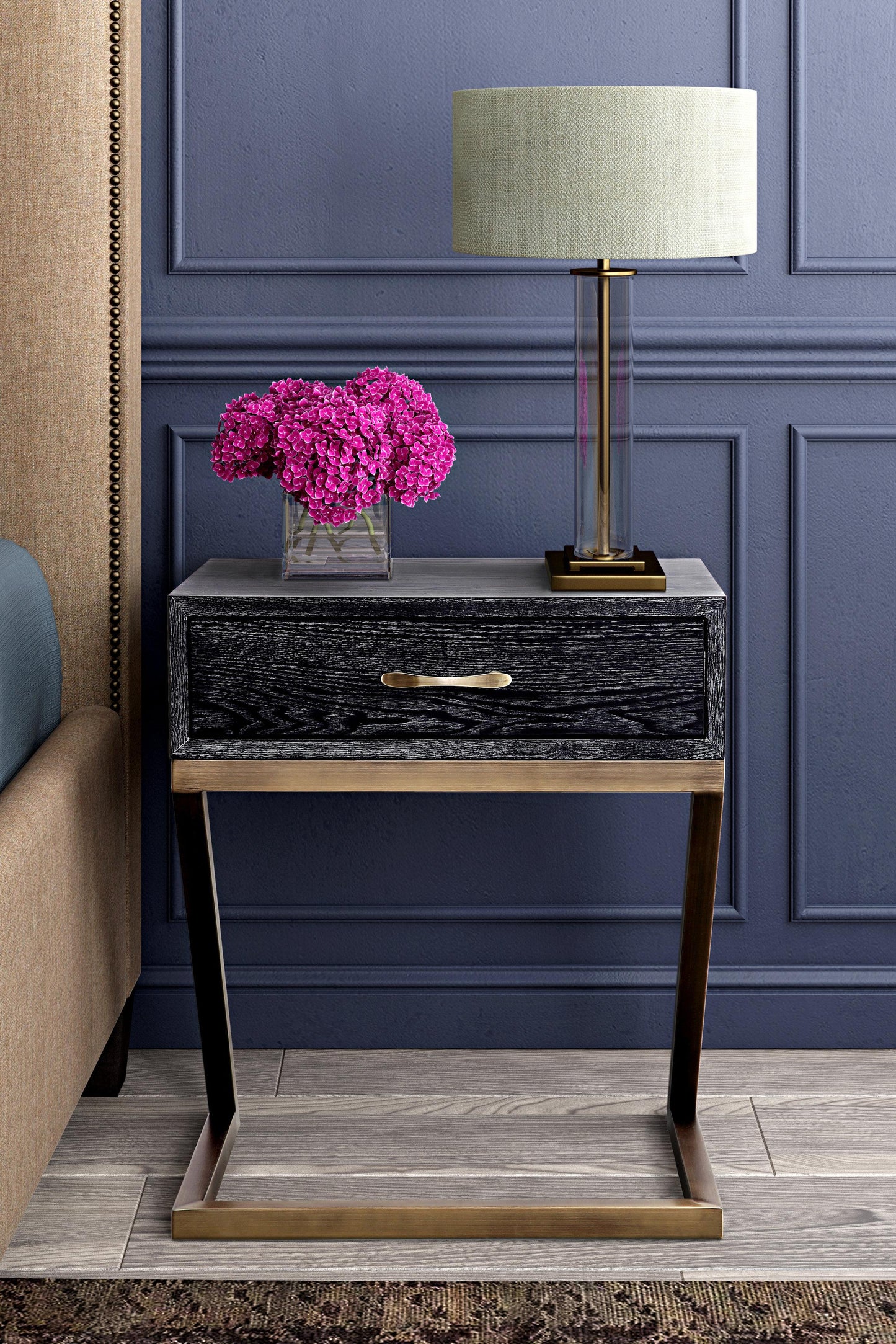 Mason Black Side Table