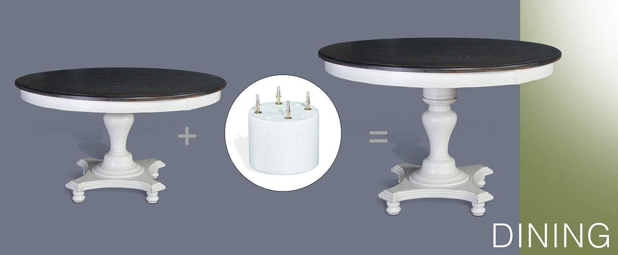 54"R Carriage House Table, 36"H