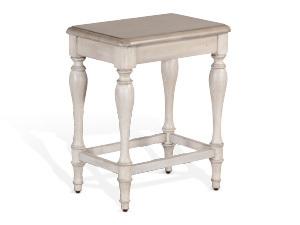 24"H Stool, Wood Seat