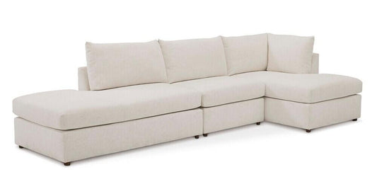 Beckham Chaise Sectional w/Bumper