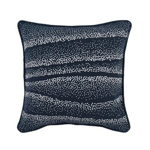 Blanco Midnight Blue Pillow Cover+Insert