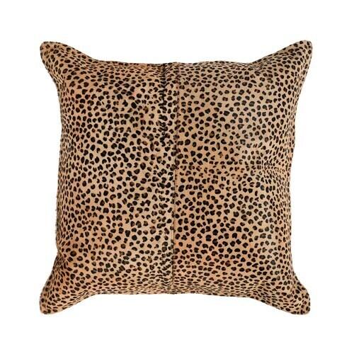 Leopard Hide Pillow Cover + Insert