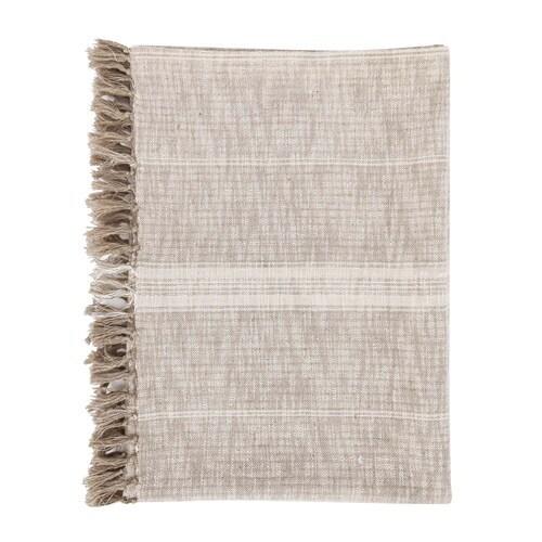 Ria Natural Ivory Throw