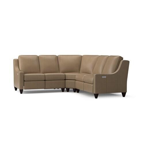 Motion Reclining Leather L Sectional