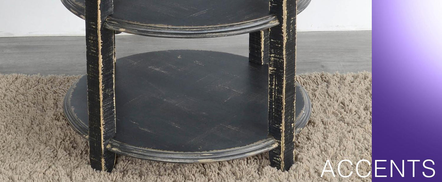 Black Sand Side Table