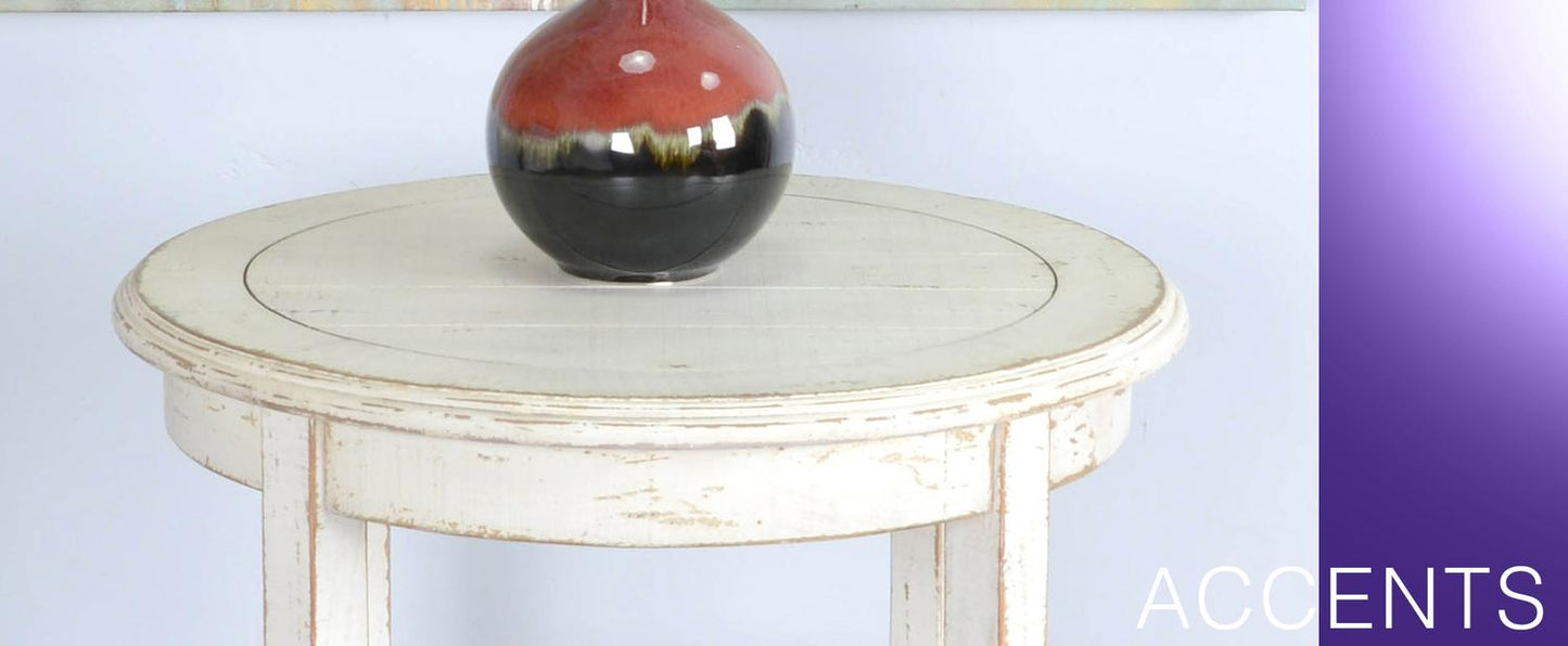 White Sand Side Table