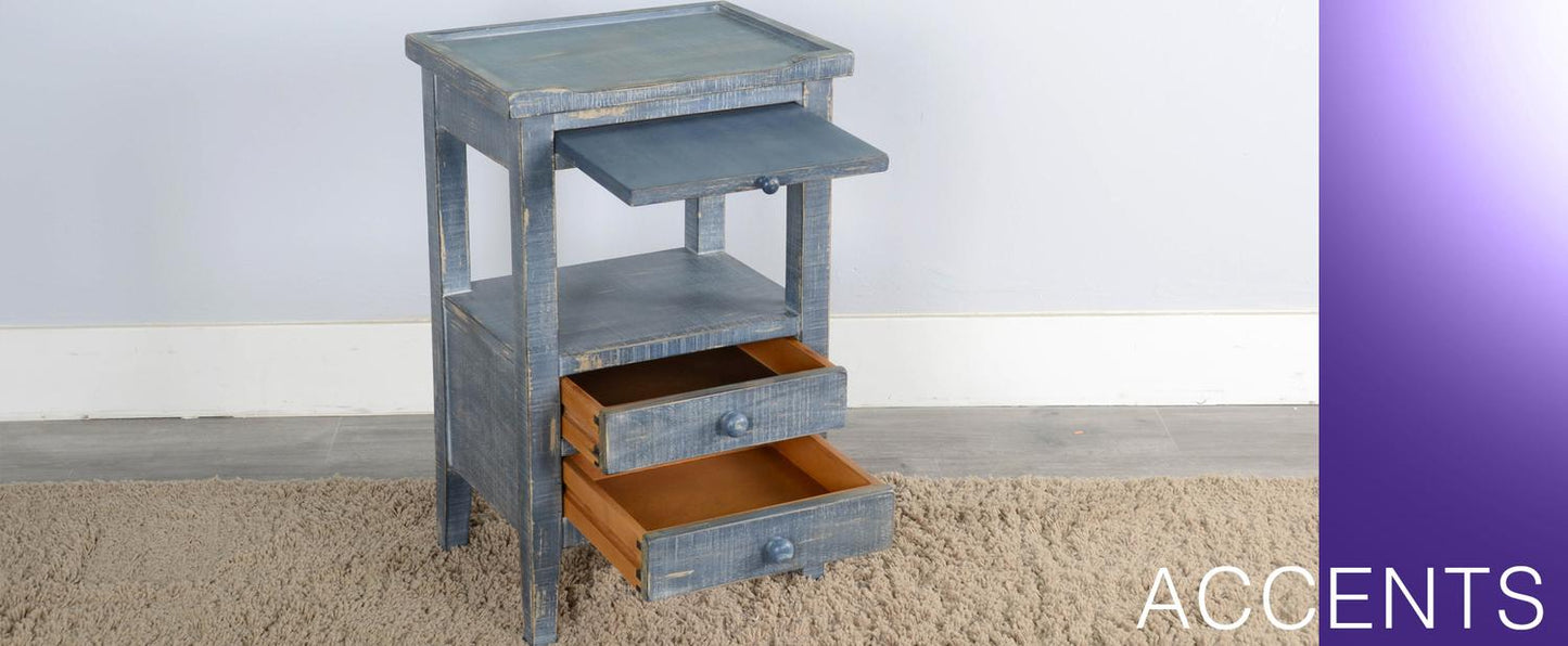 Ocean Blue Side Table