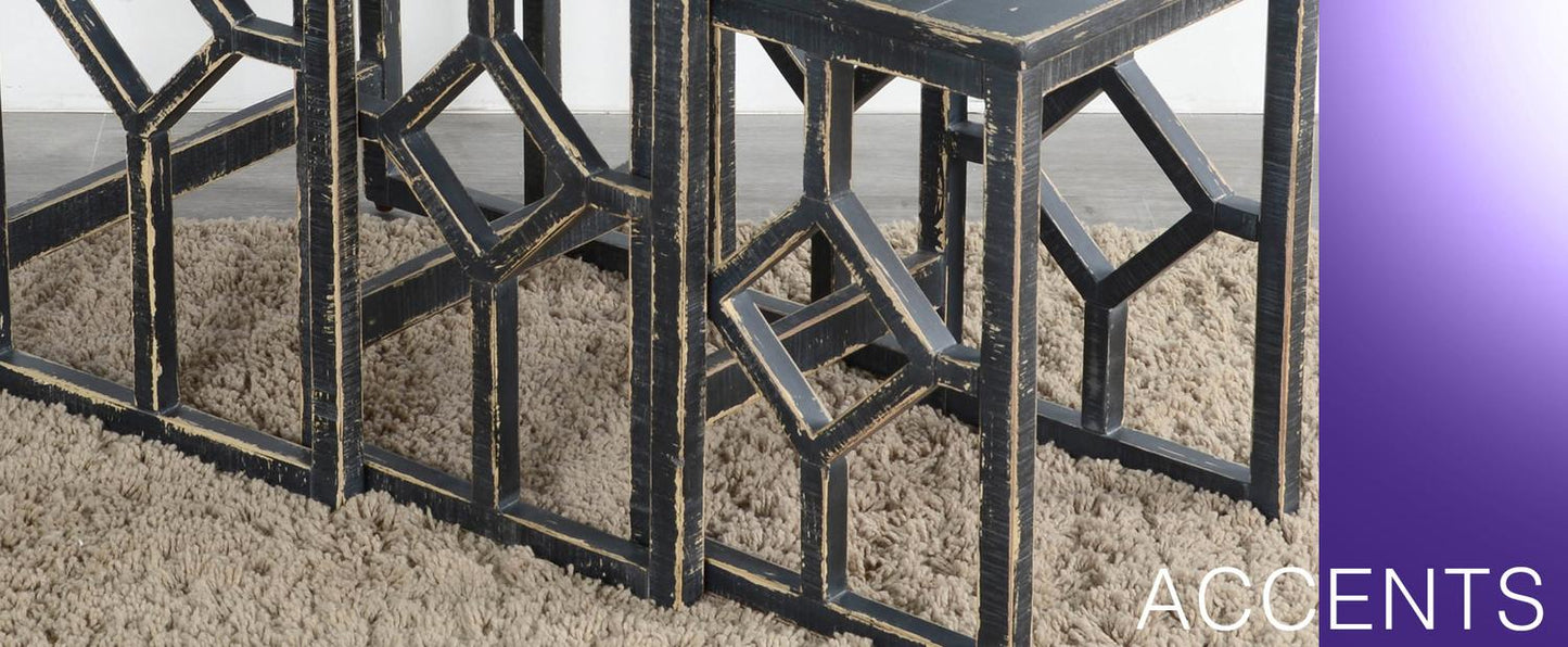 Black Sand Nesting Table