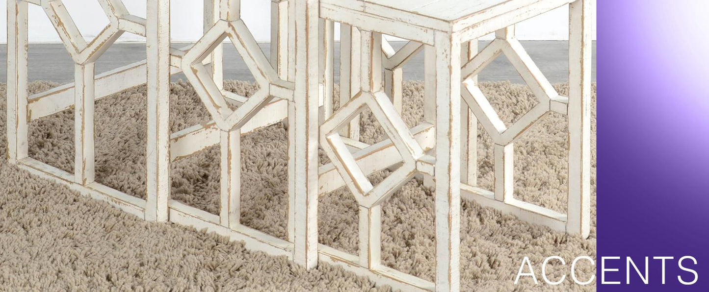 White Sand Nesting Table