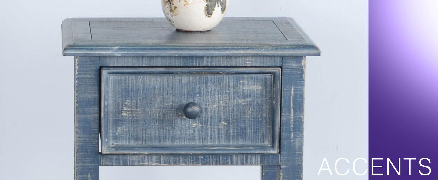 Ocean Blue Side Table