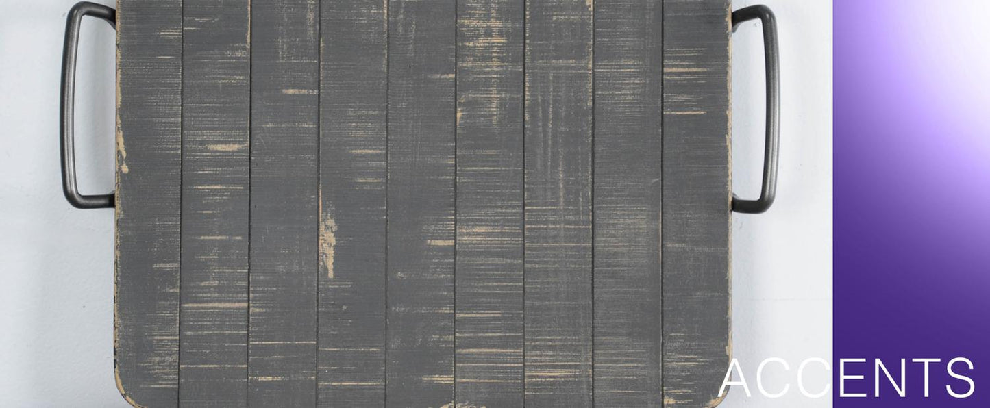 Black Sand Ottoman Tray