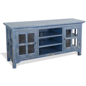 Ocean Blue TV Console