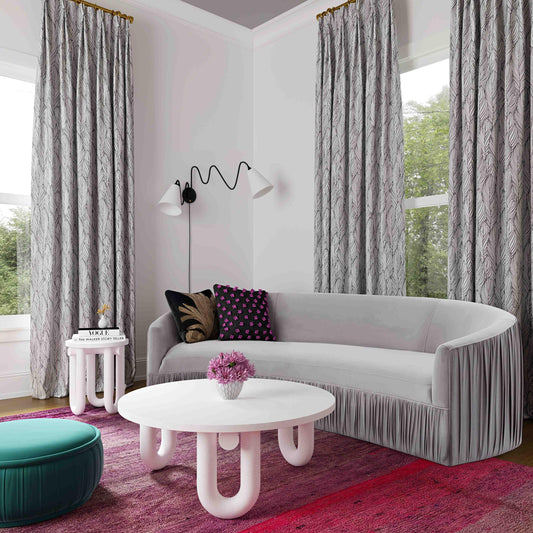 Tildy White Concrete Coffee Table