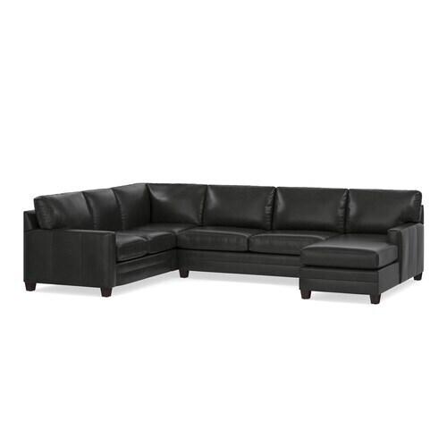 Ladson Leather U-Shaped Sectional