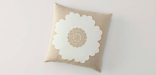 Macon Nat/Ivory Pillow Cover + Insert