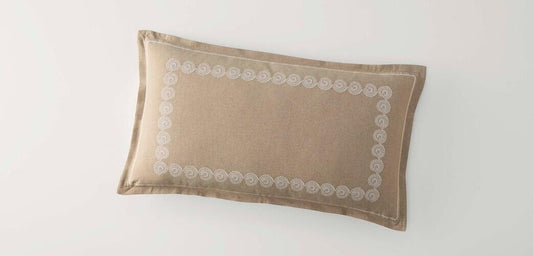 Salem King Sham Nat/Ivory