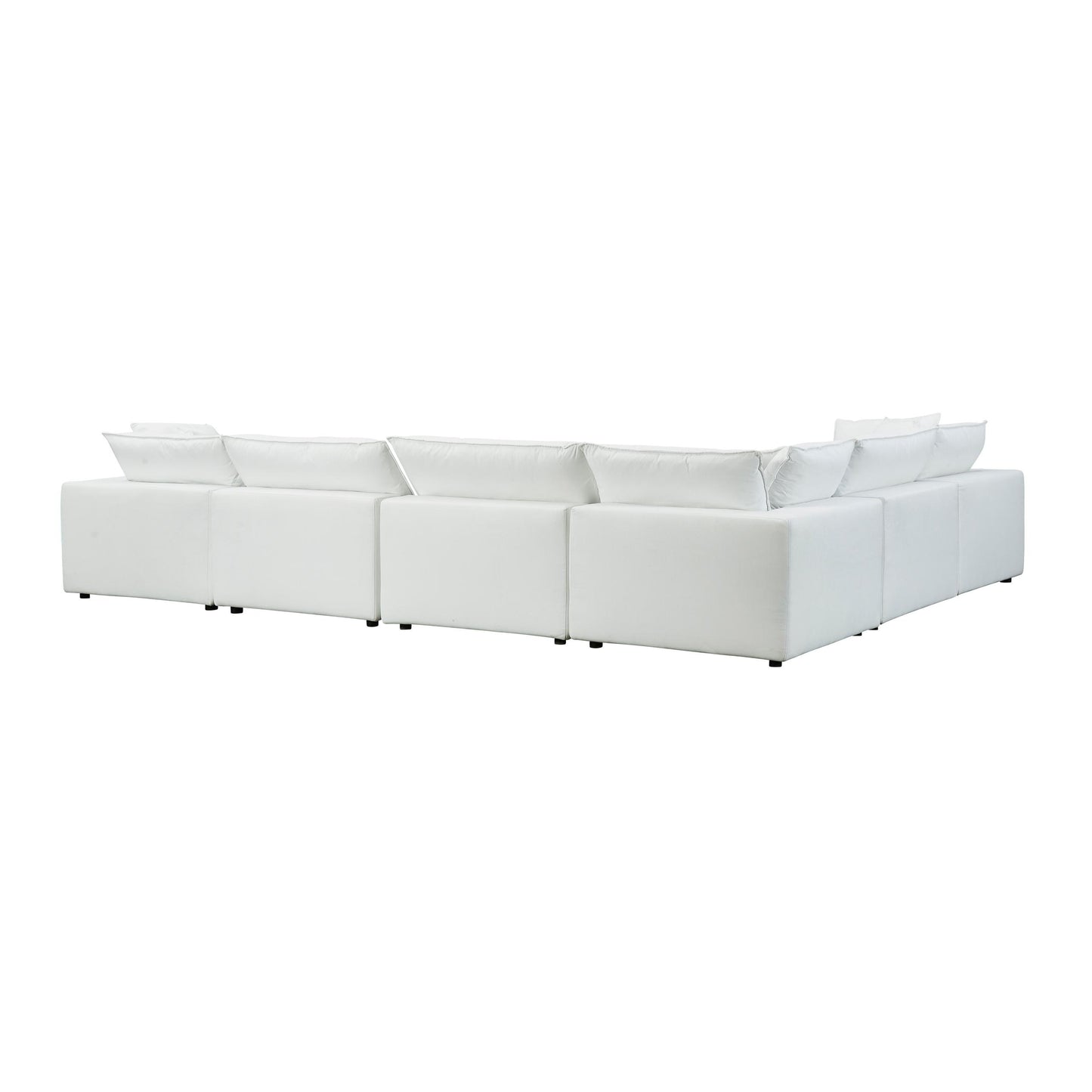 Cali Pearl Modular 7 Piece Large Chaise Sectional