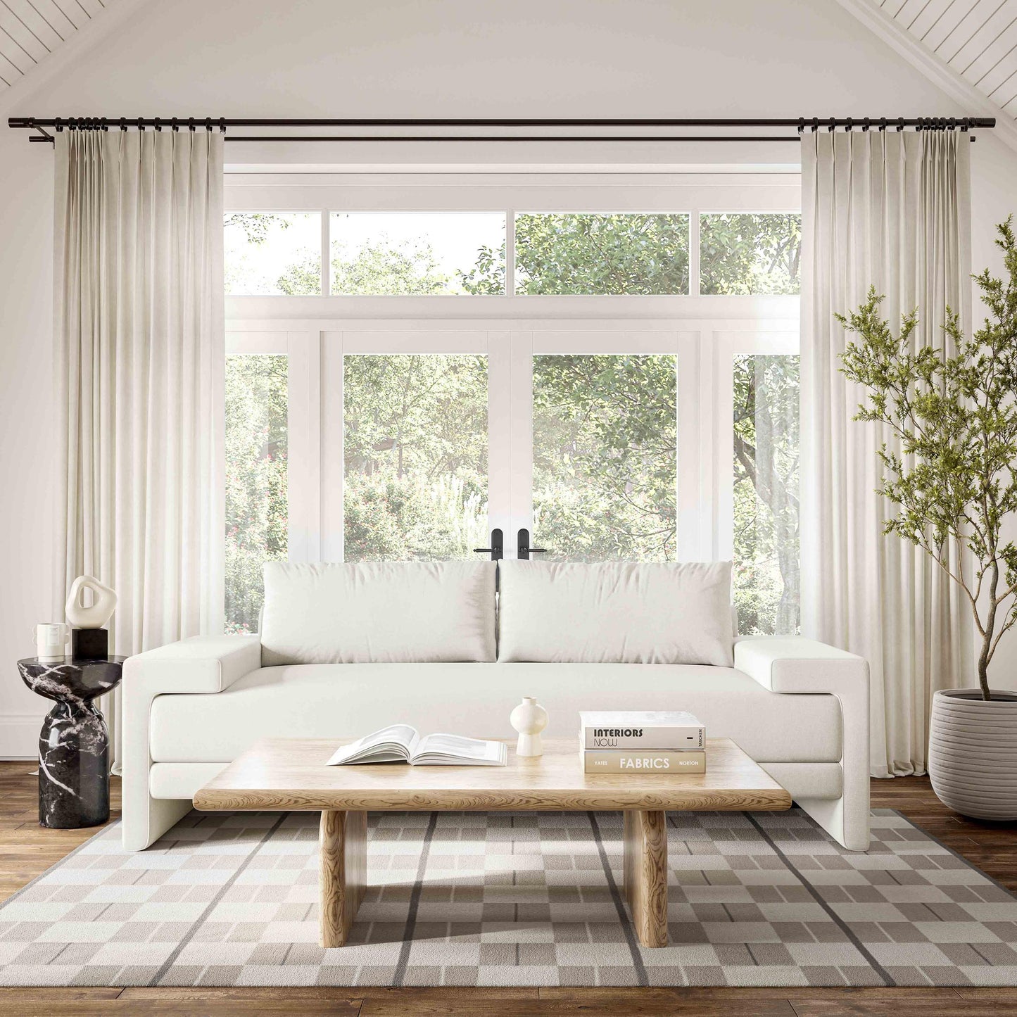 Maeve Pearl Upholstered Sofa