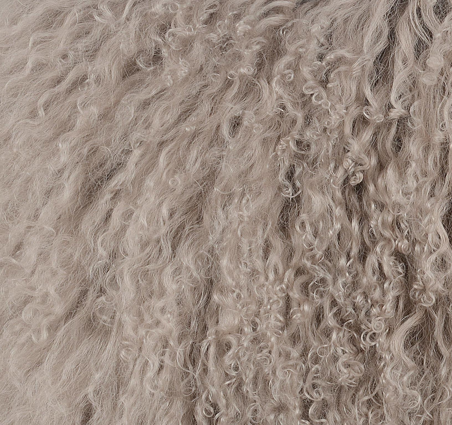 Tibetan Sheep Sandy Brown Large Pillow