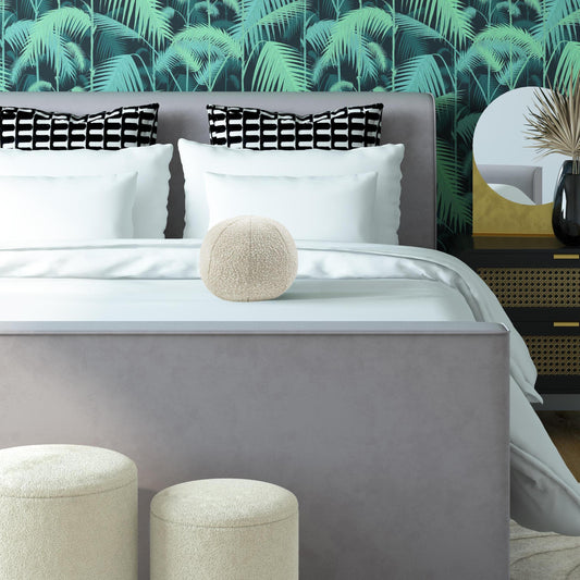 Boba 9" Beige Boucle Pillow