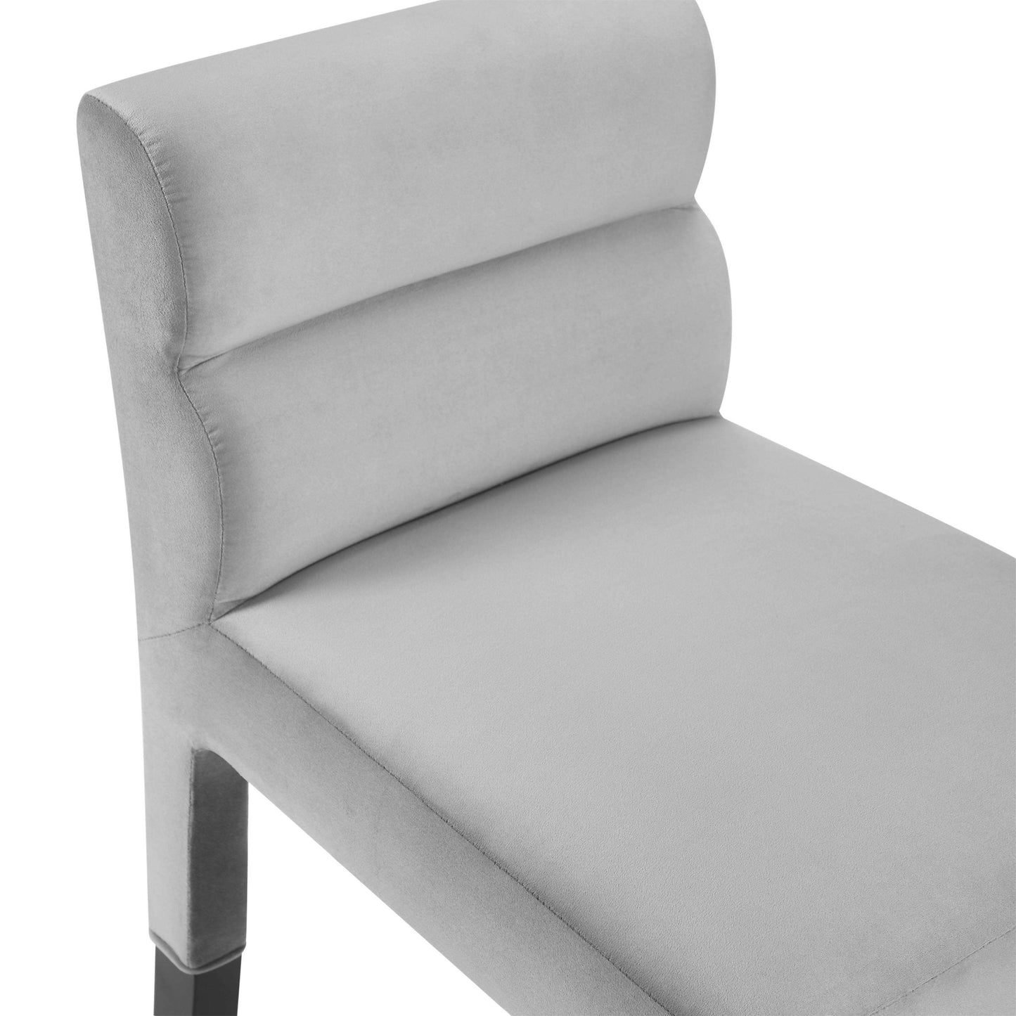 Taylor Grey Velvet Counter Stool