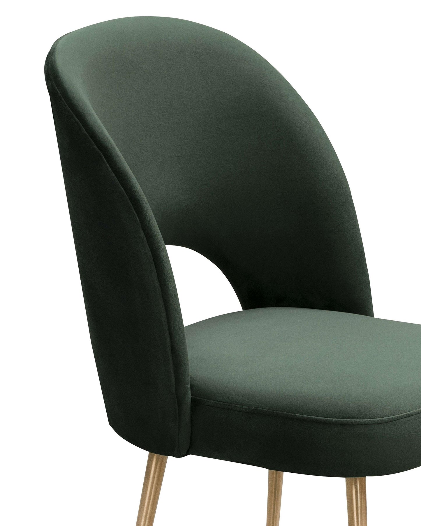 Swell Forest Green Velvet Chair