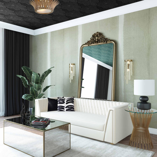 Wafa Cream Velvet Sofa by Inspire Me! Home Decor