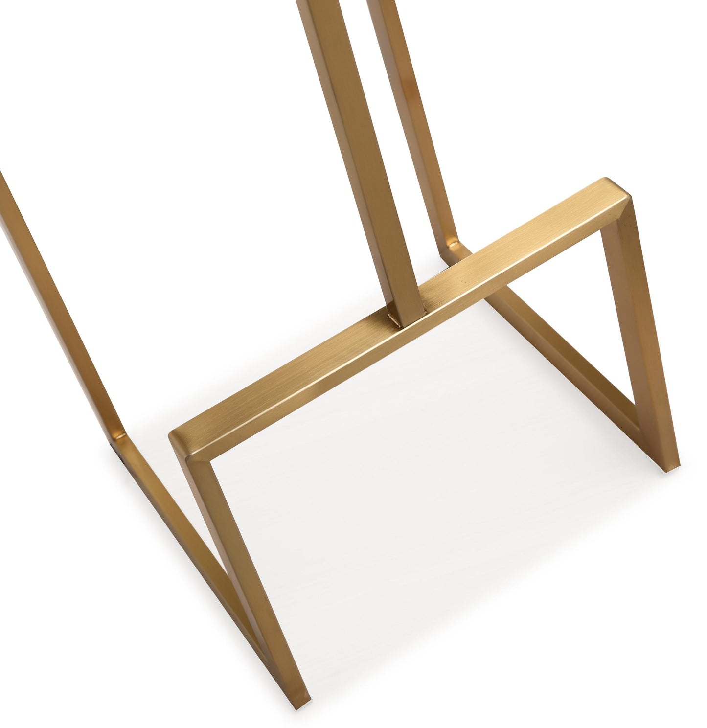 Ferrara Black Gold Steel Barstool (Set of 2)