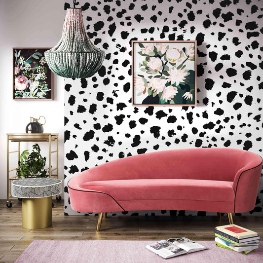 Cleopatra Hot Pink Velvet Sofa