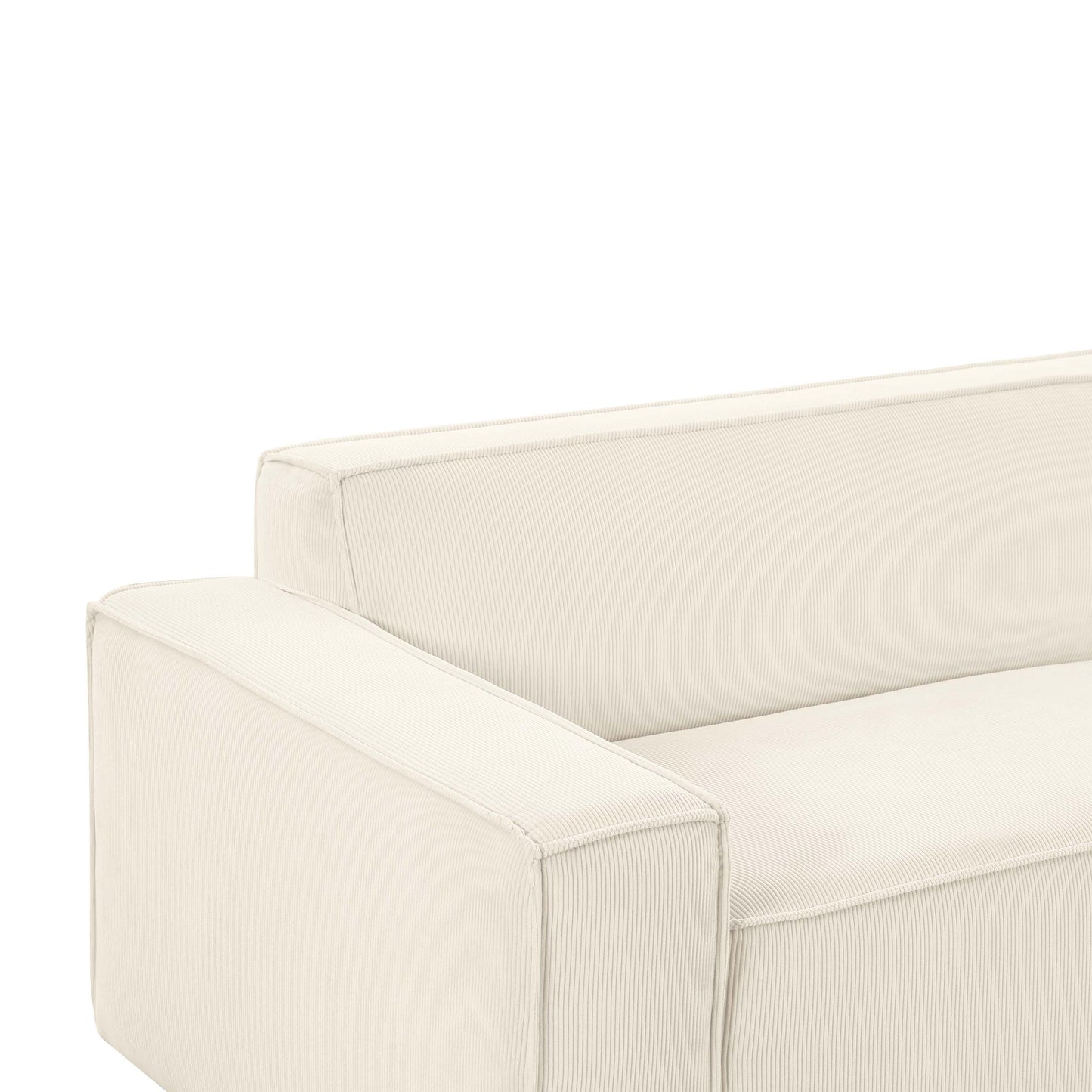 Olafur Cream Corduroy Sofa
