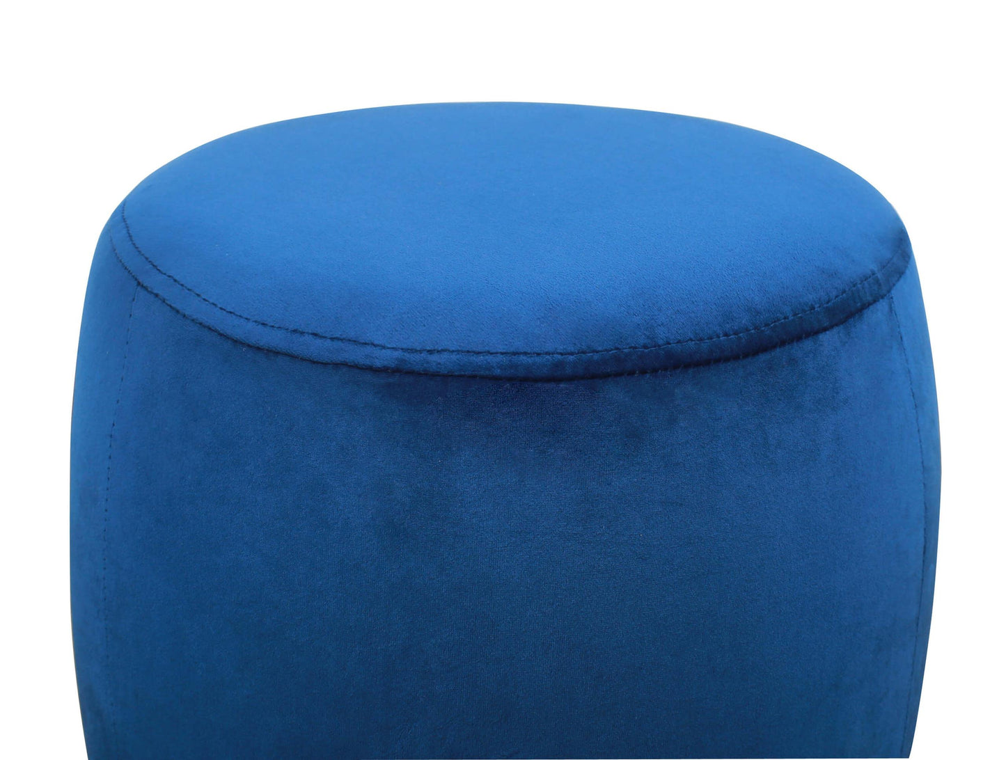 Willow Navy Velvet Ottoman