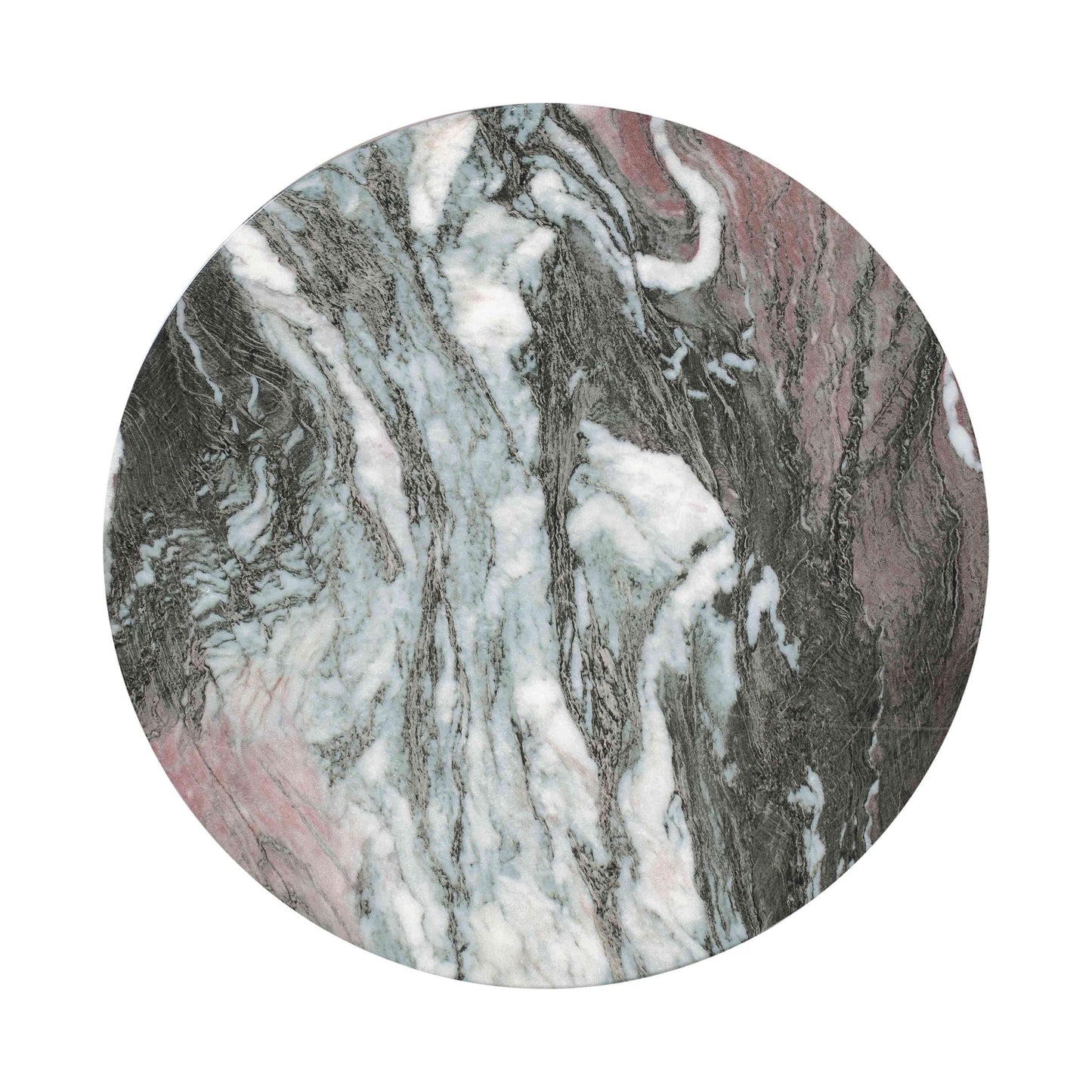 Rue Grey/Blush Marble Side Table