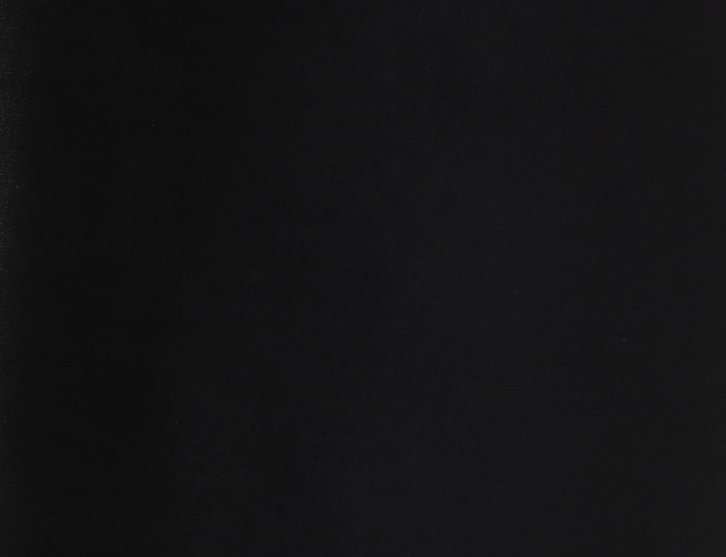 Opal Black Velvet Ottoman -Silver Base