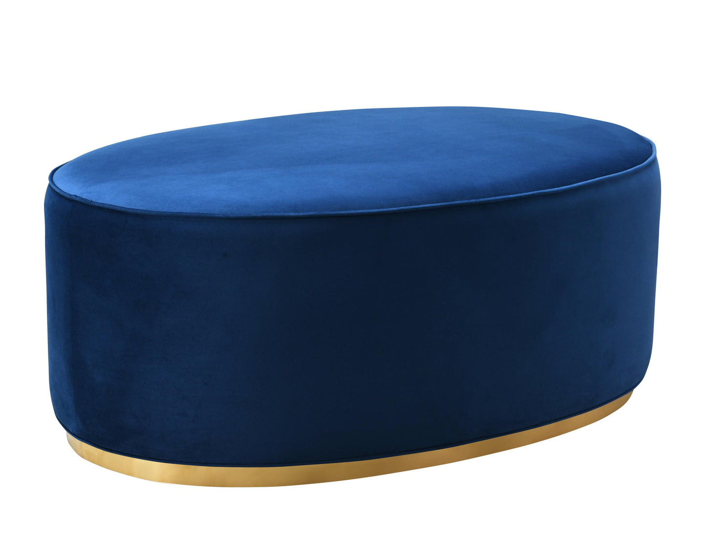 Scarlett Navy Ottoman