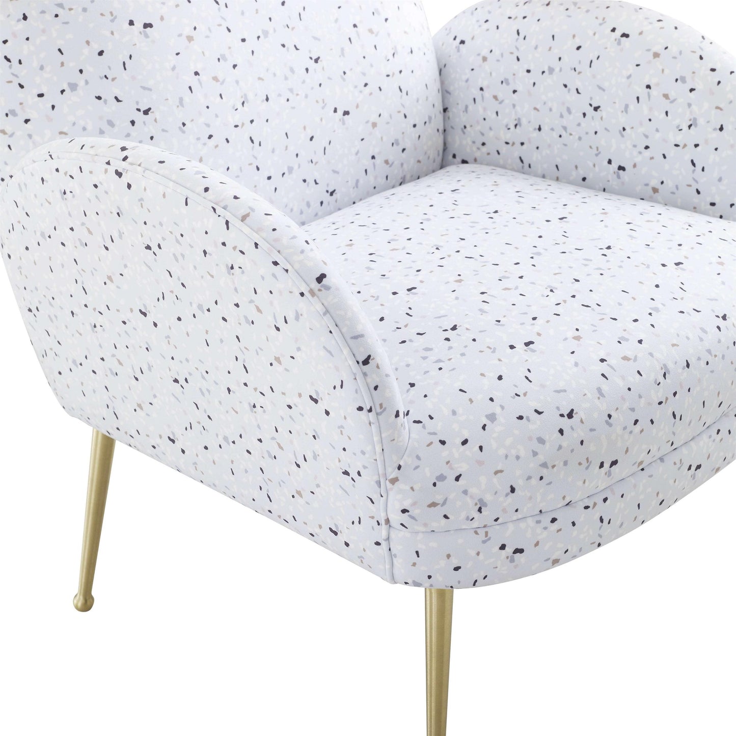 Gwen Terrazzo Velvet Chair