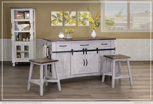 3 Drawer 6 Door Kitchen Island