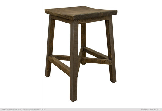 24" Wooden Stool