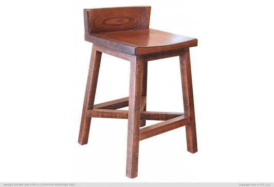 24" Wooden Stool