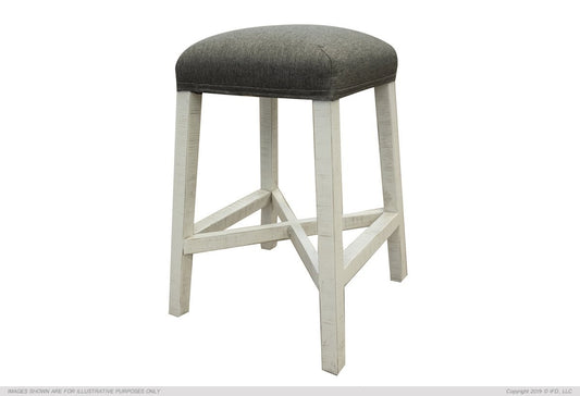 Upholstered Seat 24" Stool